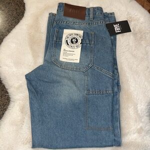 Frye Stevie Straight Low Rise Jean buttonfly